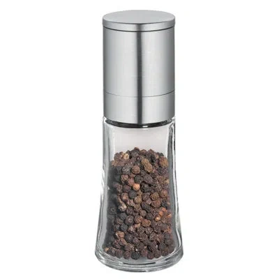 Frieling Cilio Bari Salt Or Pepper Grinder In Silver;clear
