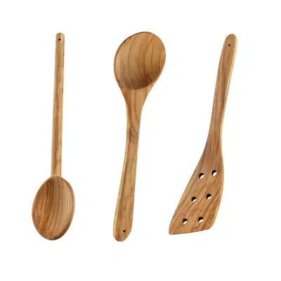 Frieling Cilio Toscana 3-piece Assorted Kitchen Utensil Set In Brown