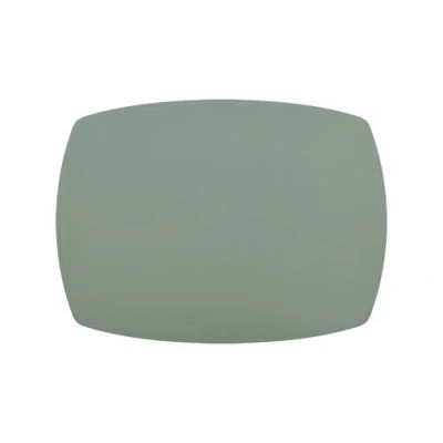 Frieling Davanti By  Mattola Placemats Set Of 6, Rectangle Plus, 14 X 18 Inch Indoor Outdoor Table P In Green