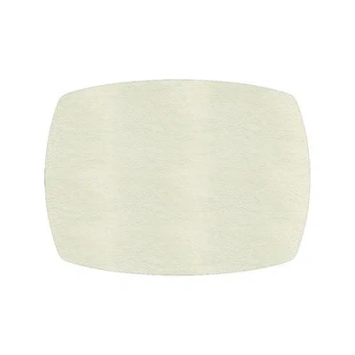 Frieling Davanti By  Mattola Placemats Set Of 6, Rectangle Plus, 14 X 18 Inch Indoor Outdoor Table P In White