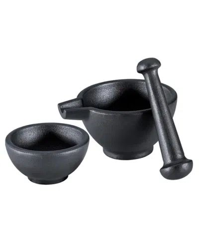 Frieling Mortar 3-pc. Pestle Set In Black