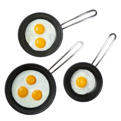 Frieling Non Stick Stainless Steel Frying Pan In Silver;black