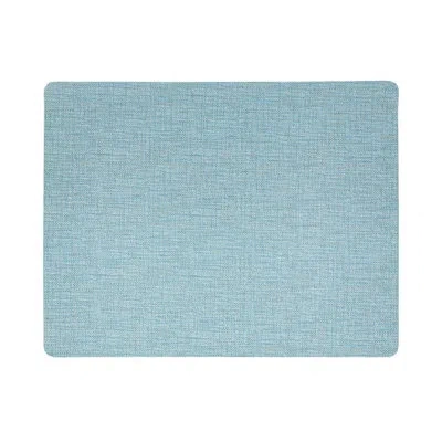 Frieling Novotela Luxe Rectangular Placemat, Light Blue, 16.5" X 12.5", Set Of 6