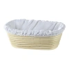 Frieling Oval Brotform Liner, 100% Cotton In White