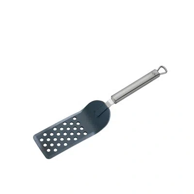Frieling Parma Slim Perforated Turner In Silver