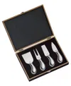 Frieling Piave 4-piece Cheese Knife Set In Black