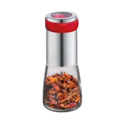 Frieling "piccante" Chili Mill, 2.75"d X 6"h In Red;silver