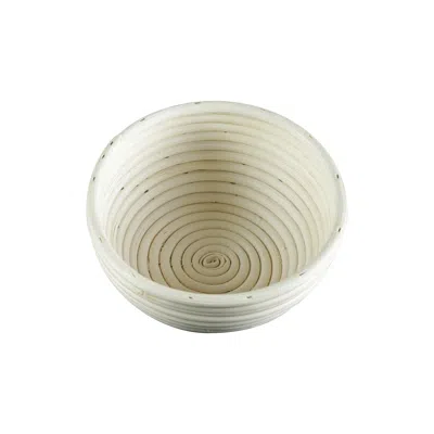 Frieling Round Proofing Basket, Brotform Bread Rising And Serving Basket, 7-inch In White