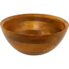 Frieling Rubberwood Conical Bowl, Large 5-inch X 14-inch Diameter In Brown