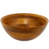 Frieling Rubberwood Conical Bowl, Medium 4.5-inch X 10-inch Diameter In Brown