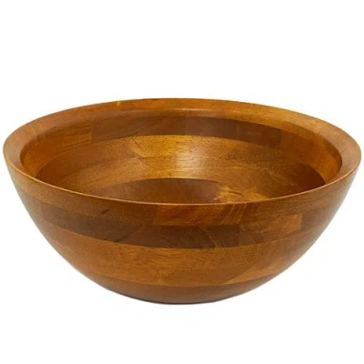 FRIELING FRIELING RUBBERWOOD CONICAL BOWL, MEDIUM 4.5-INCH X 10-INCH DIAMETER