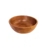 Frieling Rubberwood Conical Bowl, Small 2.5-inch X 7-inch Diameter In Brown