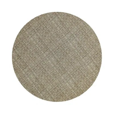 Frieling Sterilla Round Placemat, Tan, 15" Dia., Set Of 6 In Gray