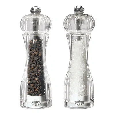Frieling Toronto Acrylic Salt And Pepper Grinder Set In Clear