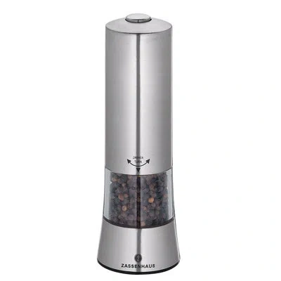 Frieling Zassenhaus Gera Pepper Mill In Silver;clear