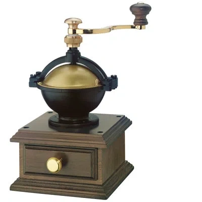 Frieling Zassenhaus La Paz Beech Wood Manual Burr Coffee Grinder In Brass,gold