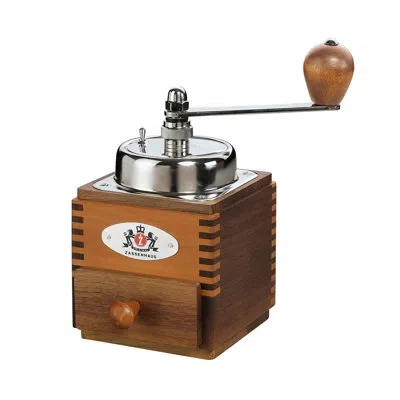 Frieling Zassenhaus Montevideo Wood Manual Burr Coffee Grinder In Brown,silver