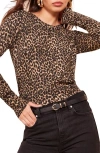 Friends Like These Animal Print Sweater In Brown