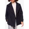 Friends Like These Double Breasted Peacoat In Blue