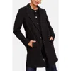 Friends Like These Front Snap Coat In Black