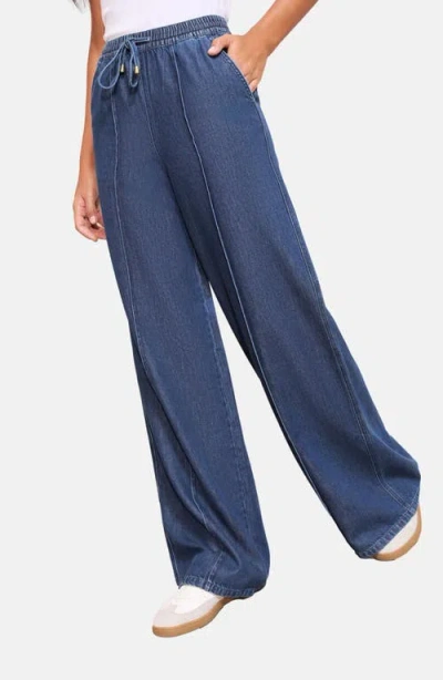 Friends Like These High Rise Wide Leg Jean In Blue