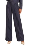 Friends Like These Pleated Wide Leg Pants In Blue