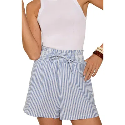 Friends Like These Stripe Cotton & Linen Shorts