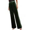 Friends Like These Velvet Wide Leg Pants In Green