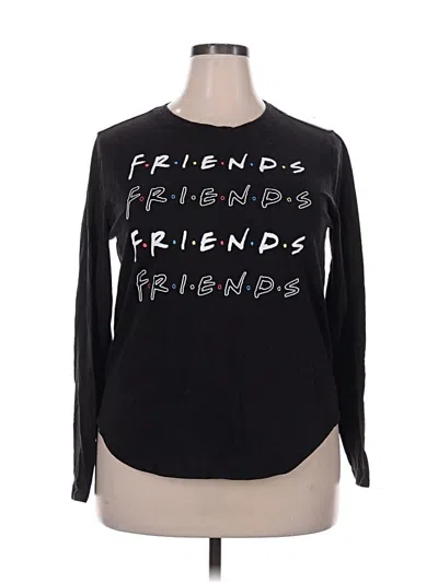 Pre-owned Friends Long Sleeve T-shirt In Black