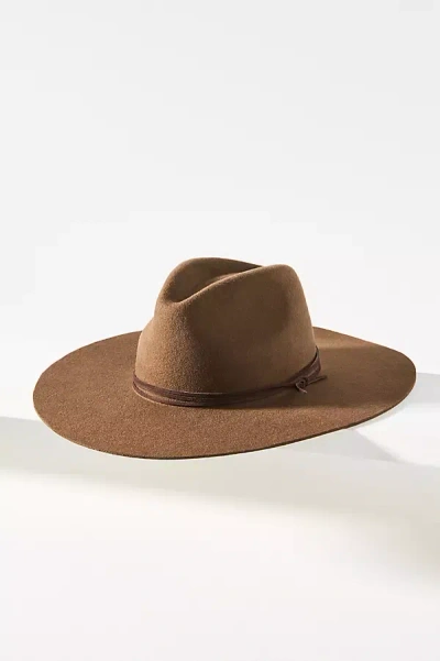 Friends Of Friends Hat Co Dylan Fedora In Brown