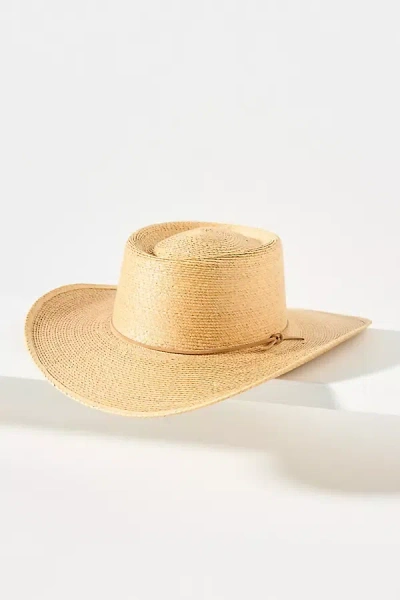 Friends Of Friends Hat Co La Cruz Straw Rancher In Beige