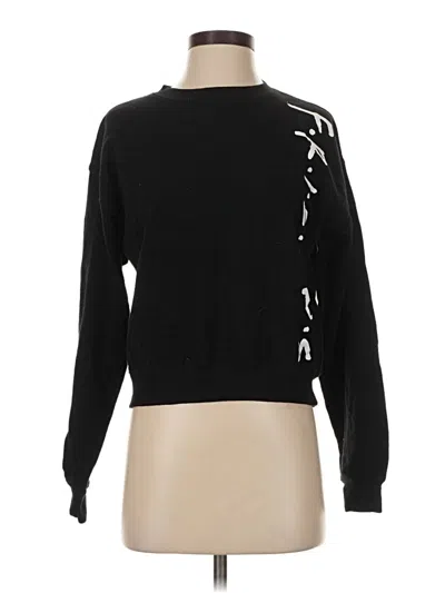 Pre-owned Friends Pullover Sweater In Black