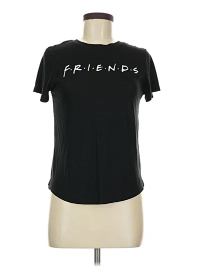 Pre-owned Friends Short Sleeve T-shirt In Black