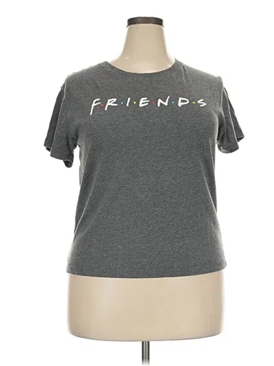 Pre-owned Friends Short Sleeve T-shirt In Gray