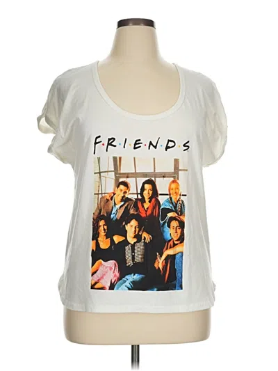 Pre-owned Friends Short Sleeve T-shirt In White