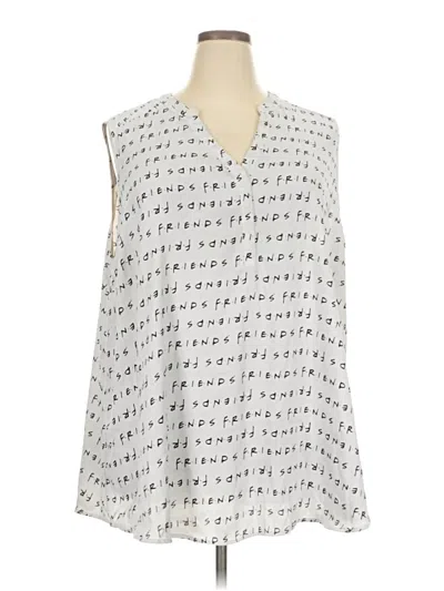 Pre-owned Friends Sleeveless Blouse In Silver