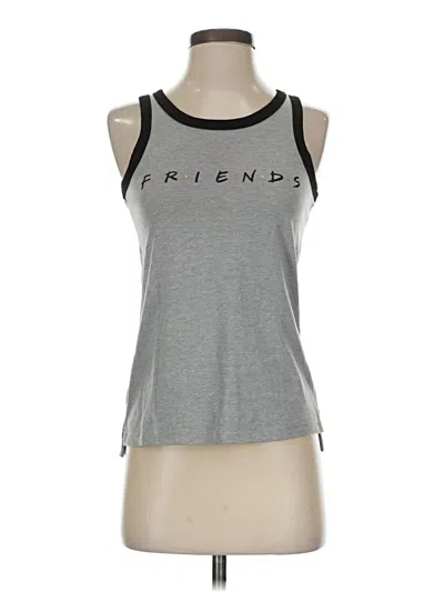 Pre-owned Friends Tank Top Gray Halter Neckline Tops