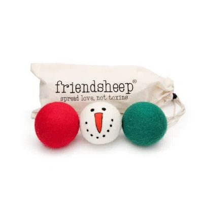 Friendsheep Wool Dryer Balls Xl Set Of 3 In Multi