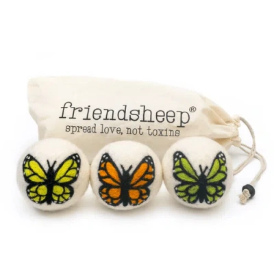Friendsheep Wool Dryer Balls Xl Set Of 3 In Multi