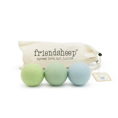 Friendsheep Wool Dryer Balls Xl Set Of 3 In Multi