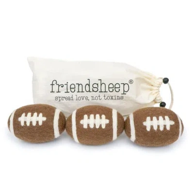Friendsheep Wool Dryer Balls Xl Set Of 3 In Brown