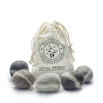 Friendsheep Wool Dryer Balls Xl Set Of 5 In Gray