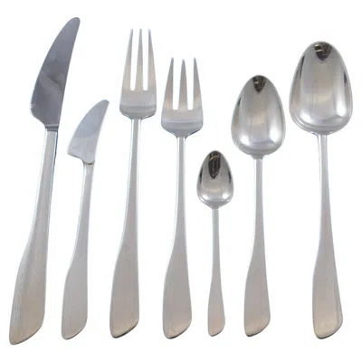 Pre-owned Frigast Gazelle By  Sterling Silver Flatware Set Service 71 Pc Mid-century Modern