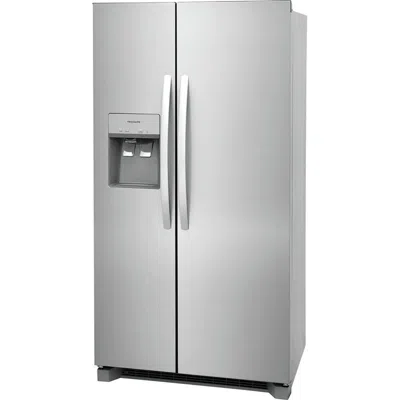 Frigidaire 22.3 Cu. Ft. Stainless Counter Depth Side-by-side Refrigerator In Grey