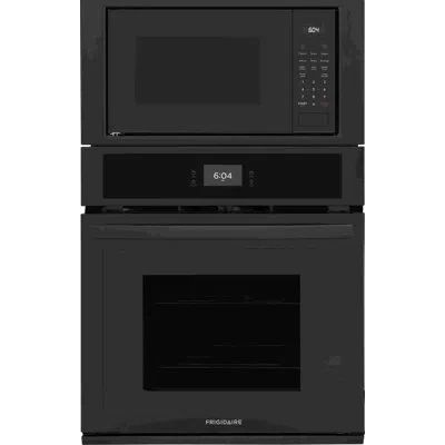 Frigidaire 27" Electric Wall Oven/microwave Combination In Black