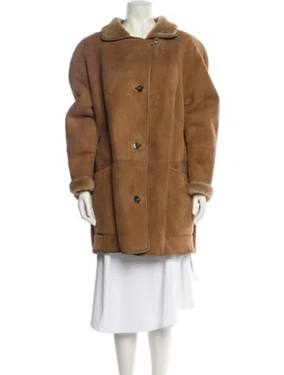 Pre-owned Friitala Suede Utility Jacket In Brown