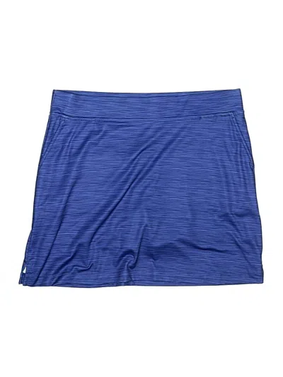 Pre-owned Fringe Active Skort In Blue