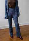 Fringe Ariel Pants In Multi Blue In Blue