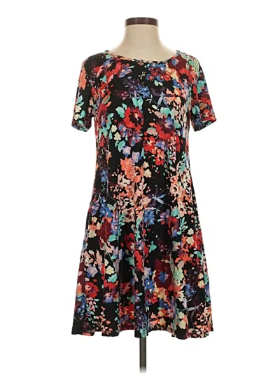 Pre-owned Fringe Casual Dress In Black