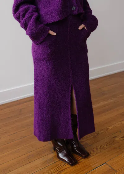 Fringe Margot Skirt In Purple
